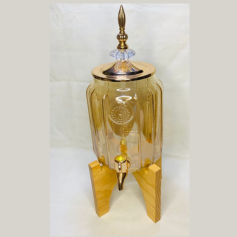 Fontaine a jus - en verre transparent
