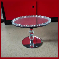 Plateau miroir sur pied
