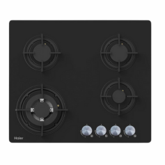 PLAQUE HAIER ENCASTRABLE 60X60 A GAZ NOIR HOB460FB